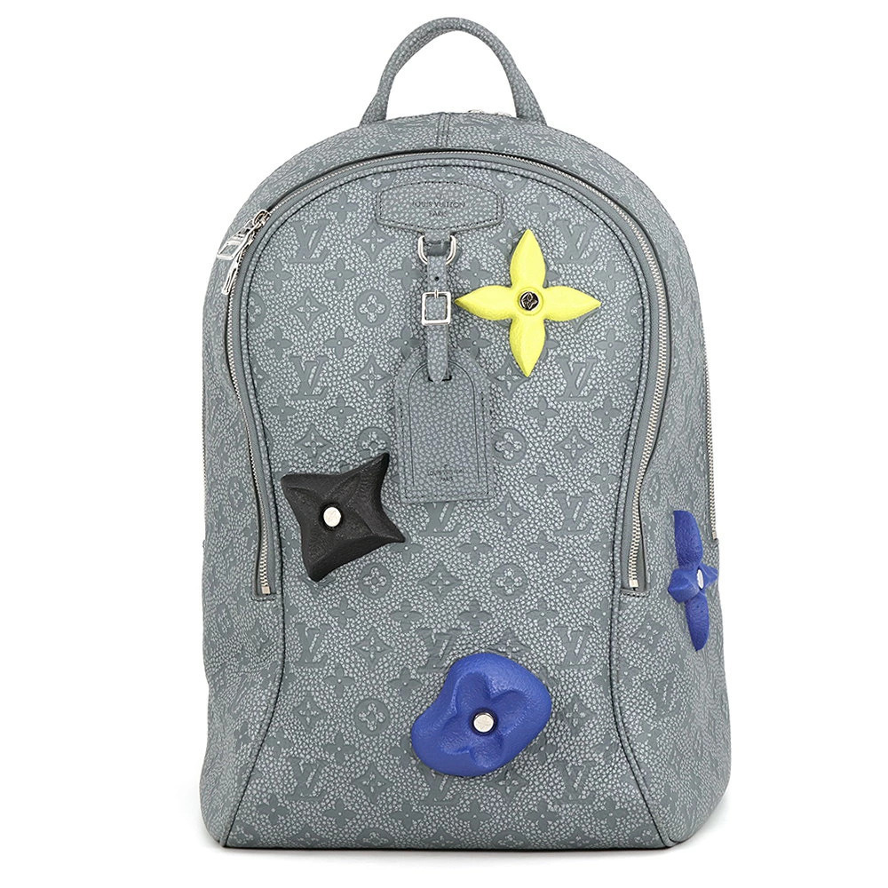 Louis Vuitton Backpack Rucksack Taurillon Climbing Ellipse Bag Leather Gray